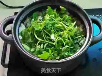 Make Double-ball dry Bessie soup step 5