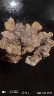 Make Tea mushroom chicken step 2