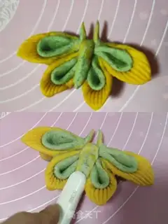 Make Double butterflies step 11
