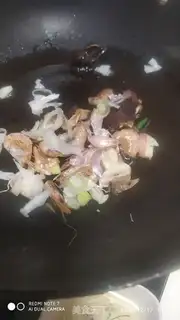 Make Tea mushroom chicken step 4
