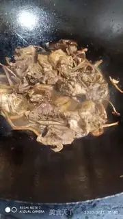 Make Tea mushroom chicken step 5