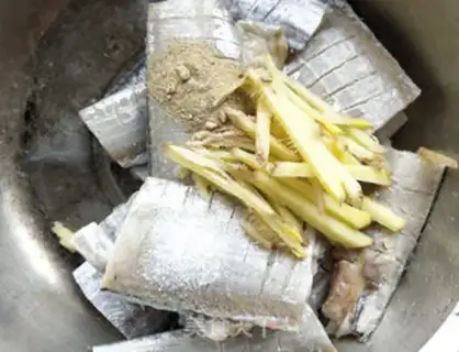 Make Cheese and fish step 1