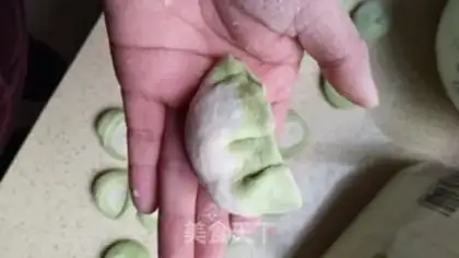 Make A fortune dumpling step 7