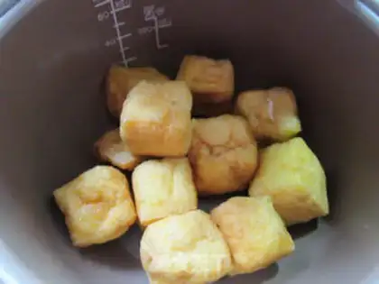 Make Fish oil tofu step 2