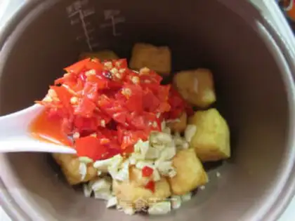 Make Fish oil tofu step 3