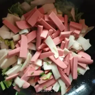 Make Apricot and ham sausage step 4