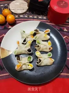 Make Four-Girl dumplings step 8