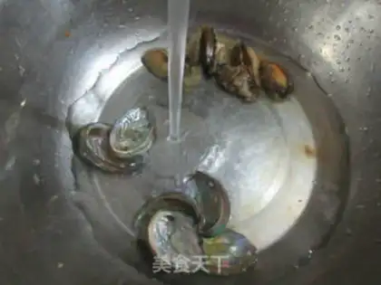 Make Steam pepper abalone step 1