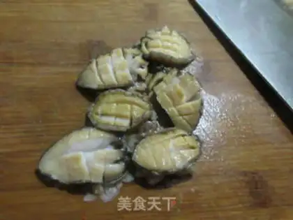 Make Steam pepper abalone step 2