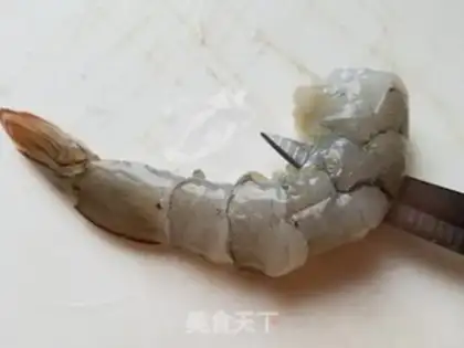 Make Pixie-tail shrimp ball step 0