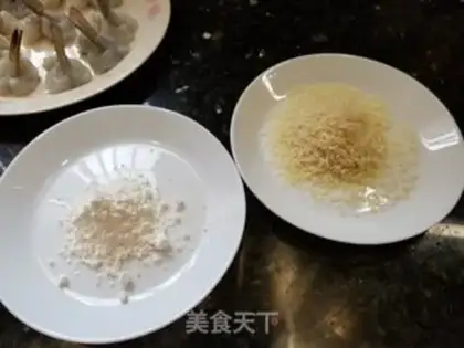 Make Pixie-tail shrimp ball step 5
