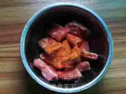 Make Spicy roasted ribs step 1