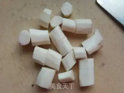 Make Potato mountain bean milk step 1
