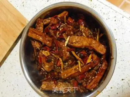 Make Spicy bean dry step 4