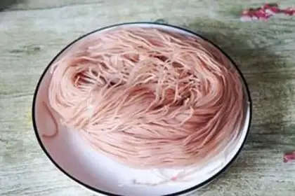 Make Swine, beef, rice line step 0