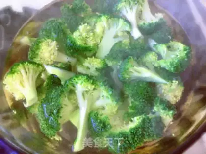 Make Shrimp balls with broccoli step 2