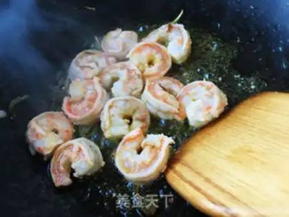 Make Shrimp balls with broccoli step 6