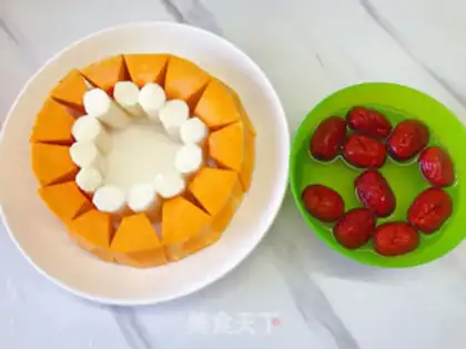Make Pumpkin medicine is sweet and sweet step 4