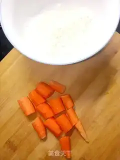 Make Carrot rice congee step 0