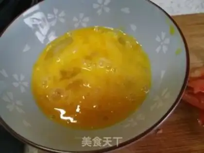 Make Egg fried tomatoes step 2