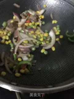 Make Sweet shrimp pizza step 18