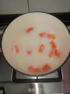 Make Carrot rice congee step 4