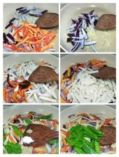 Make Liang, Dutch beans step 4