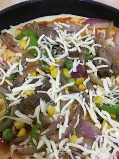 Make Sweet shrimp pizza step 23