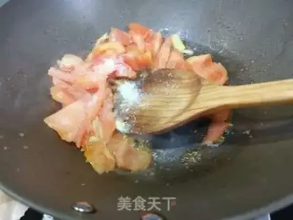 Make Egg fried tomatoes step 7