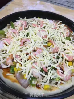 Make Sweet shrimp pizza step 26