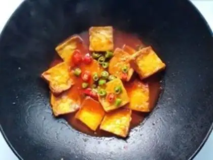 Make Sour spicy tofu step 8