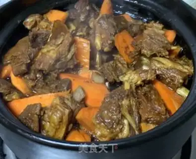 Make Carrot and lamb chops step 5