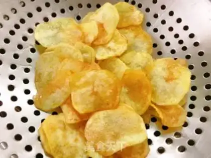 Make Homemade chips step 9