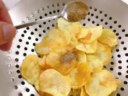 Make Homemade chips step 10