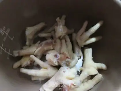 Make Fish chicken claws step 2
