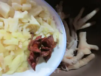 Make Fish chicken claws step 3