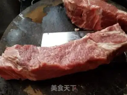 Make Salted egg fork step 1