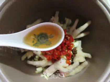 Make Fish chicken claws step 5