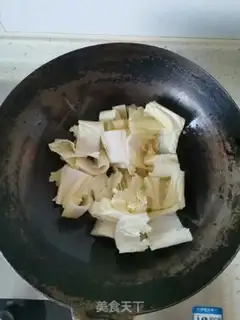 Make Tofu spicy cabbage step 3