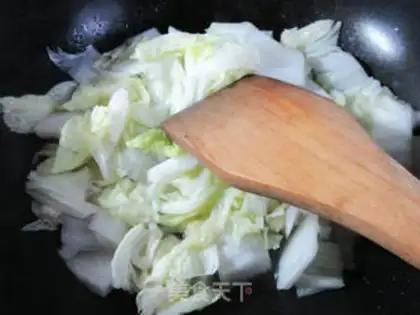Make Cream-crackers and cabbage step 2