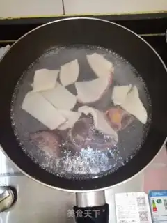 Make Ham scrunch chicken leg step 6