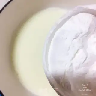Make Mango cream and snow step 2