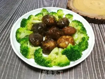 Make Plum mushrooms step 6
