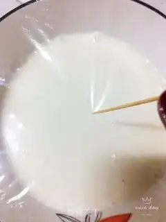 Make Mango cream and snow step 5