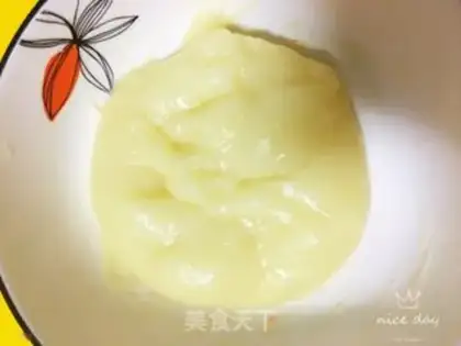 Make Mango cream and snow step 7