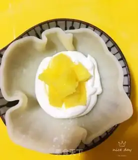 Make Mango cream and snow step 13