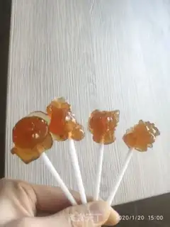 Make Pear cream malt lollipops step 10
