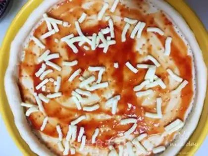 Make The wide sausage pizza step 9