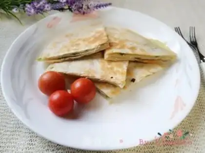 Make Mexican pancakes step 9