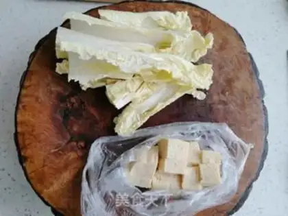 Make Pelican cabbage tofu step 0
